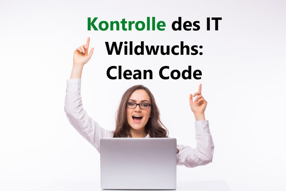 Eine Frau zeigt enthusiastisch mit den Fingern nach oben.